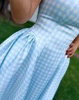 MAXI VESTIDO CELESTE