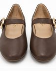 Flats Mary Jane — Chocolate