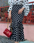 FALDA POLKA DOTS CON OLANES