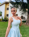 MAXI VESTIDO CELESTE