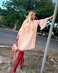 BLUSÓN VESTIDO ROSÉ
