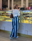PANTALÓN PALAZZO RAYAS