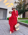 VESTIDO RED POLKA