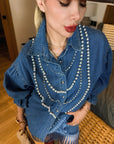 BLUSA DENIM PERLA