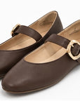 Flats Mary Jane — Chocolate