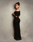 VESTIDO NEGRO OFF SHOULDER - MALÁ MEXICO