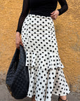 FALDA POLKA DOTS WHITE