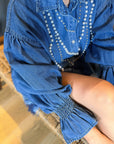 BLUSA DENIM PERLA