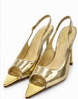 Slingback Punta Metálica