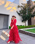 VESTIDO RED POLKA