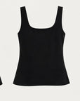 Blusa Square Neck — Negro