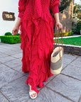 VESTIDO RED POLKA