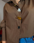 CAMISERA CHOCOLATE ARES