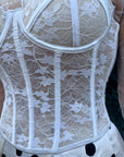 CORSET ESTRUCTURADO DE ENCAJE