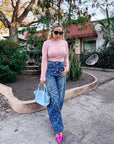 BLUSA PINK POLKA DOTS