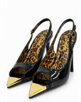 Slingback Punta Metálica