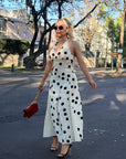 VESTIDO HALTER POLKA DOTS