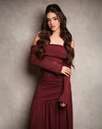 VESTIDO BORGOÑA - MALÁ MEXICO