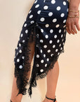 VESTIDO LENCERO POLKA DOTS BLACK