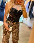 PANTALON DENIM ANIMAL PRINT STRECHT