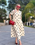 SET POLKA DOTS CON OLANES