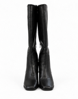 Botas altas negras de tacón