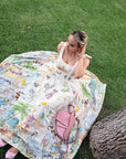 VESTIDO MAXI ESTAMPADO ILUSTRADO