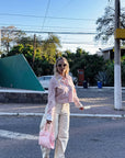 PANTALÓN BARREL DE RAYAS
