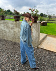CHAQUETA DENIM OVERSIZE