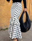 FALDA POLKA DOTS WHITE