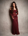 VESTIDO BORGOÑA - MALÁ MEXICO