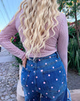 BLUSA PINK POLKA DOTS