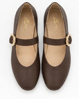 Flats Mary Jane — Chocolate