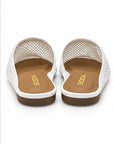 Mules de malla — Blanco