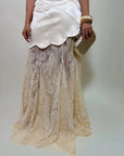 VESTIDO MAXI SATIN & LACE