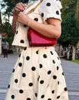 SET POLKA DOTS CON OLANES