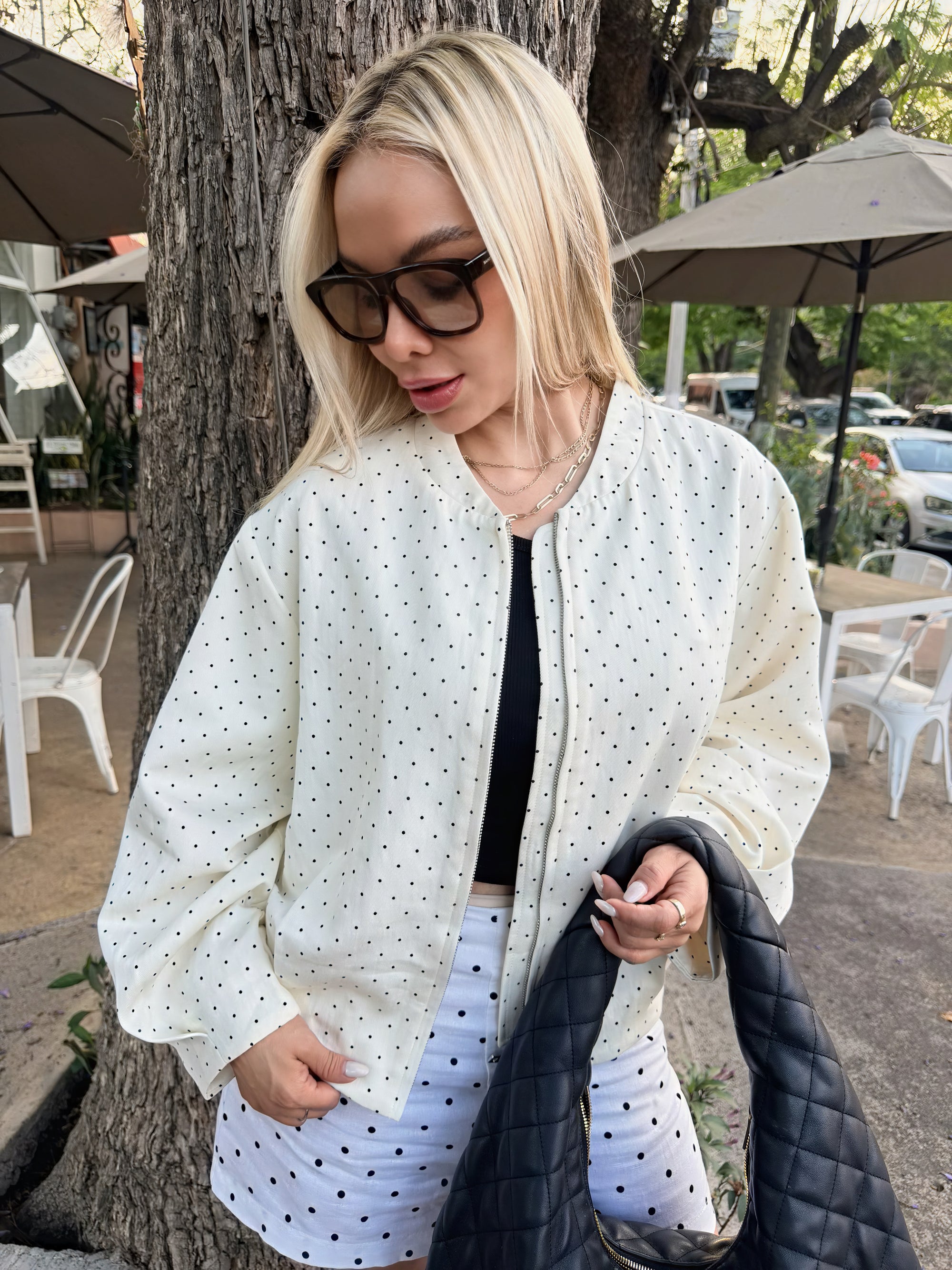 CHAQUETA POLKA DOTS
