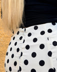 FALDA POLKA DOTS WHITE
