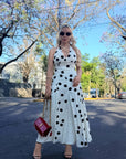 VESTIDO HALTER POLKA DOTS