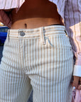 PANTALÓN BARREL DE RAYAS