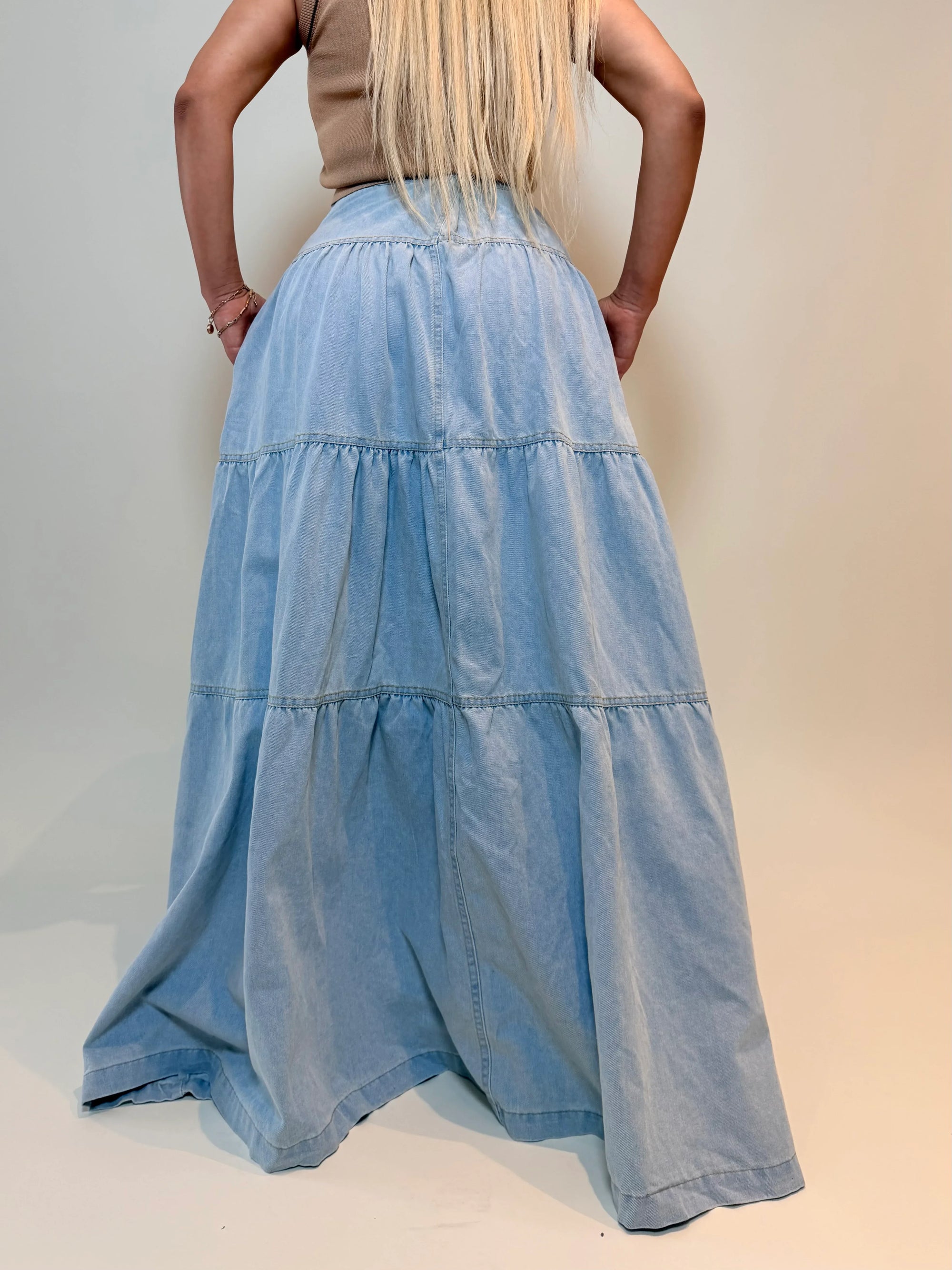 FALDA DENIM BÁSICA