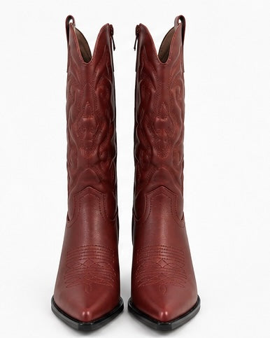 Botas western bordadas — Vino