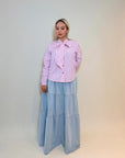 CAMISERA DE RAYAS CON LAZADA