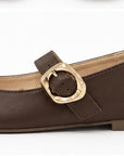 Flats Mary Jane — Chocolate