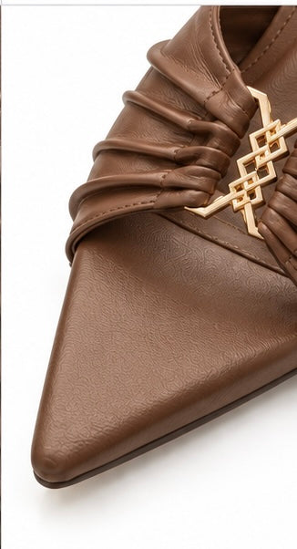 Zapatillas dupe -Negras/Chocolate