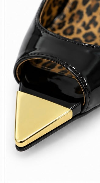 Slingback Punta Metálica