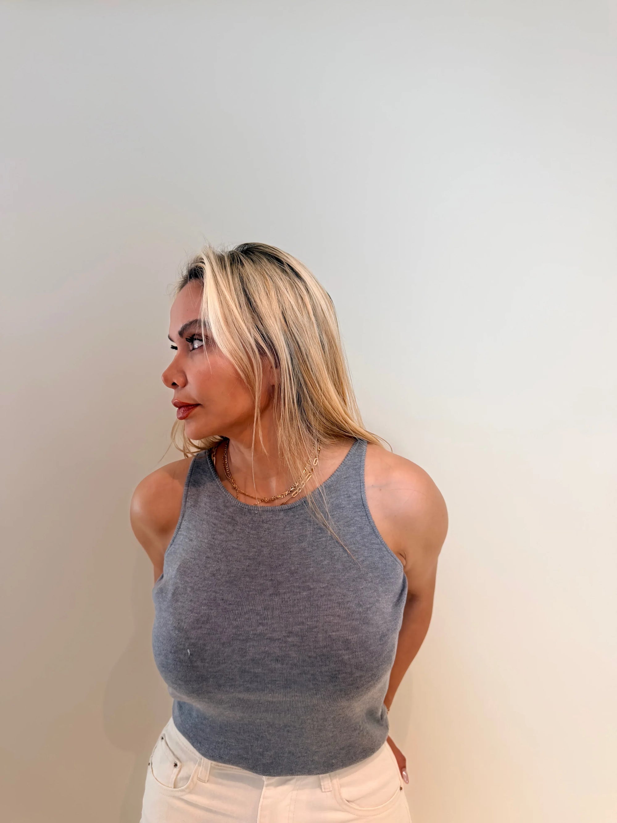BLUSA BÁSICA DE PUNTO