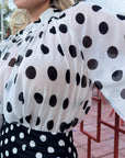 BLUSA DE LUNARES