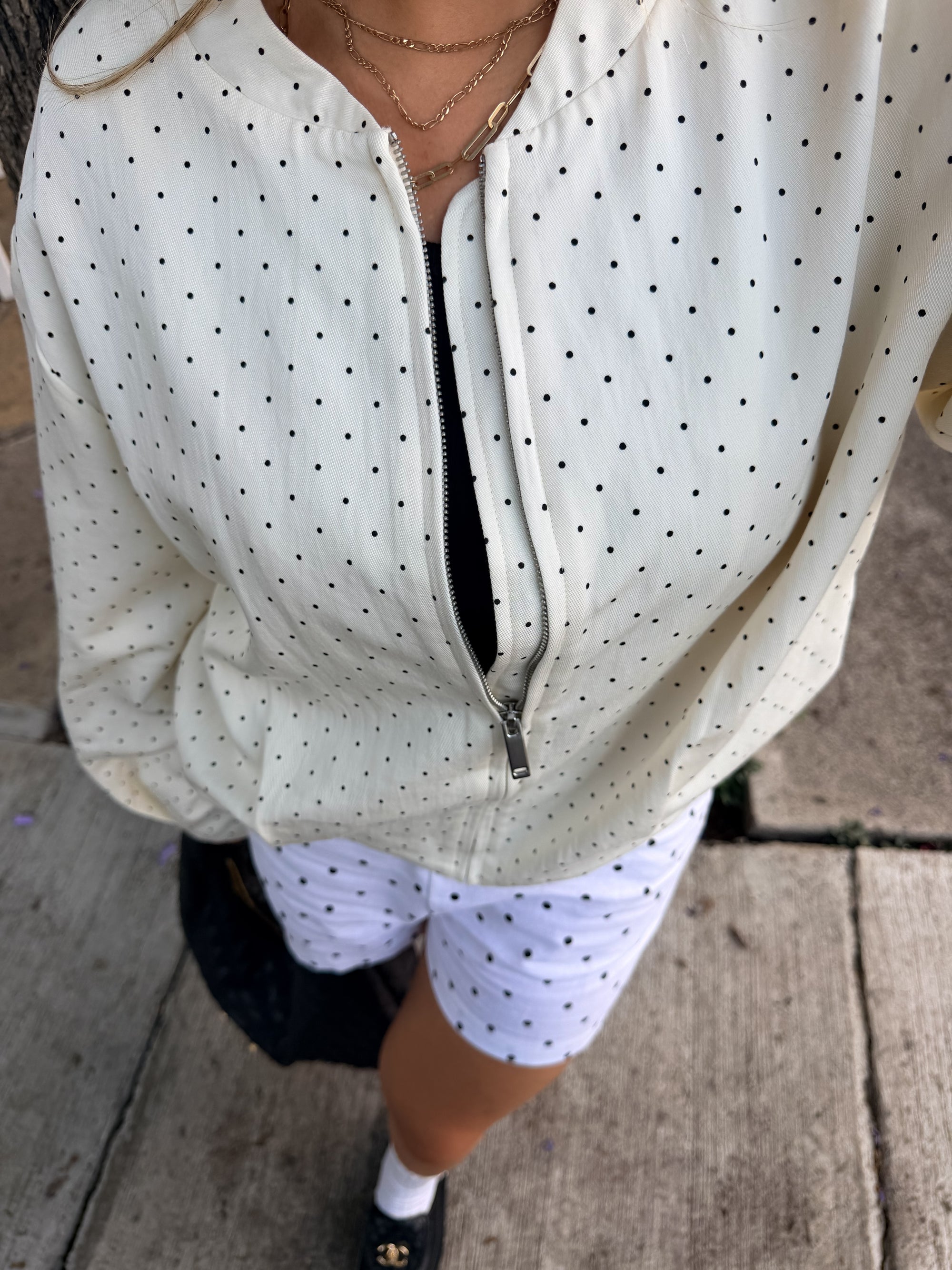 CHAQUETA POLKA DOTS