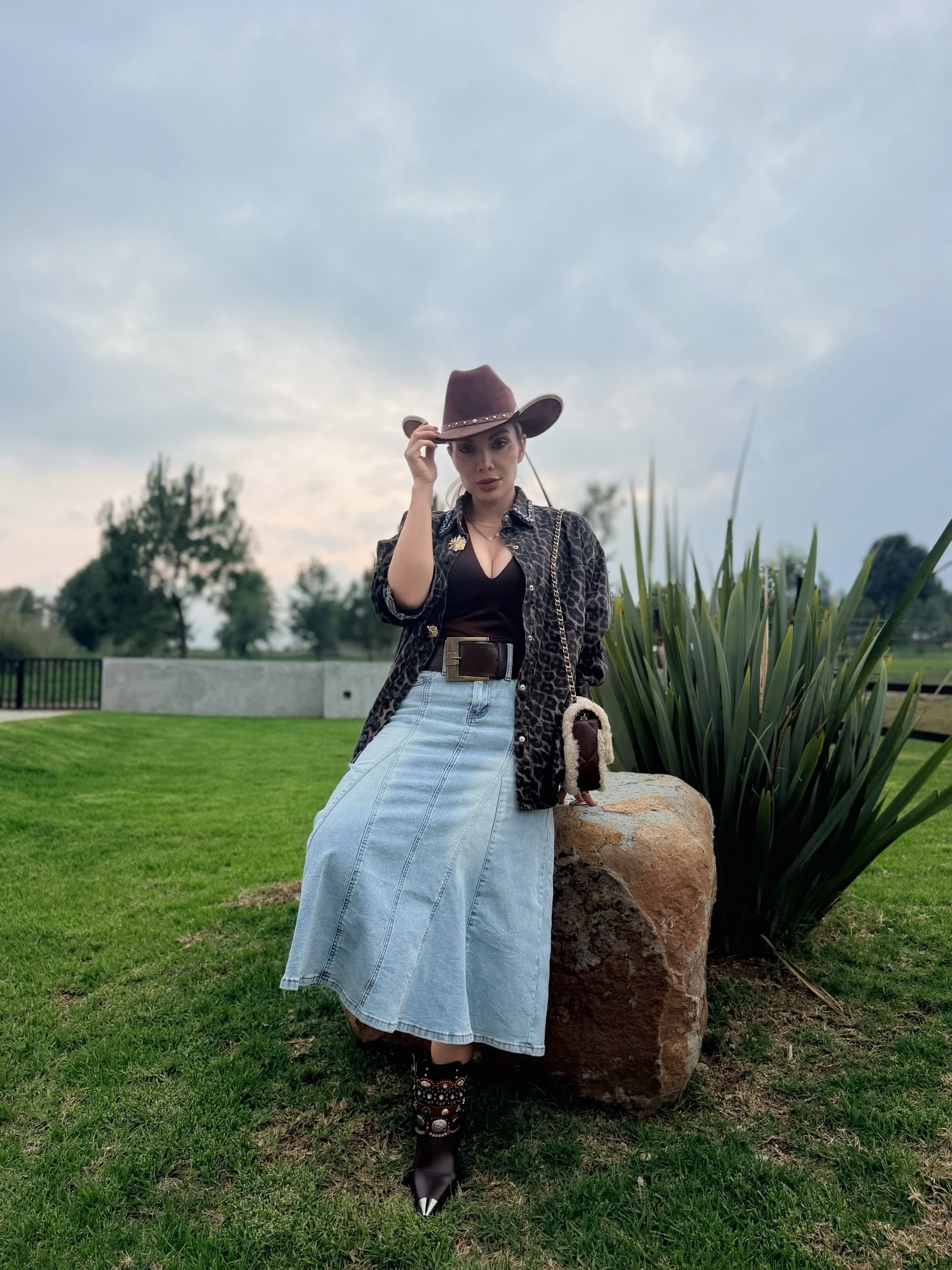 FALDA CELESTE